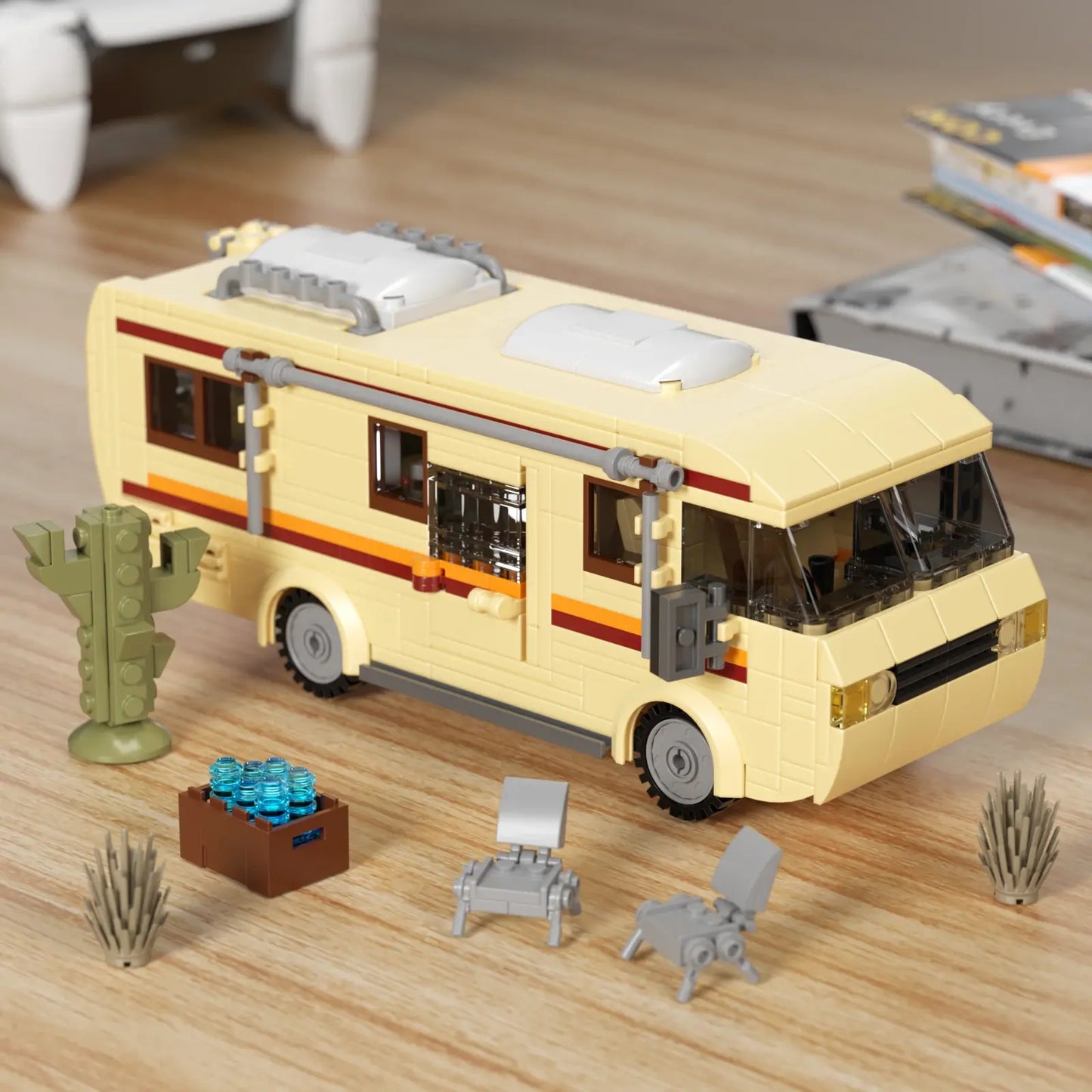 Breaking Bad Cooking Lab RV Car Building Block Figures