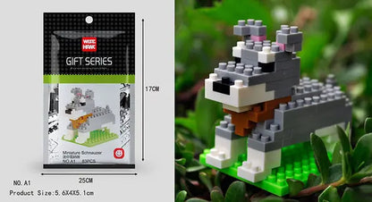 Mini 3D Animal Building Block Figures