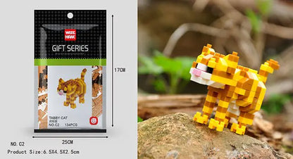 Mini 3D Animal Building Block Figures