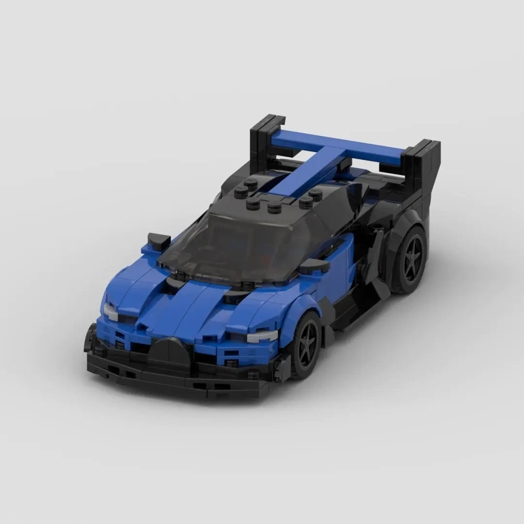 Bugatti Bolide Vision GT Racing Car Building Block Figures