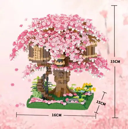 Cherry Tree House and More Building Block Figure