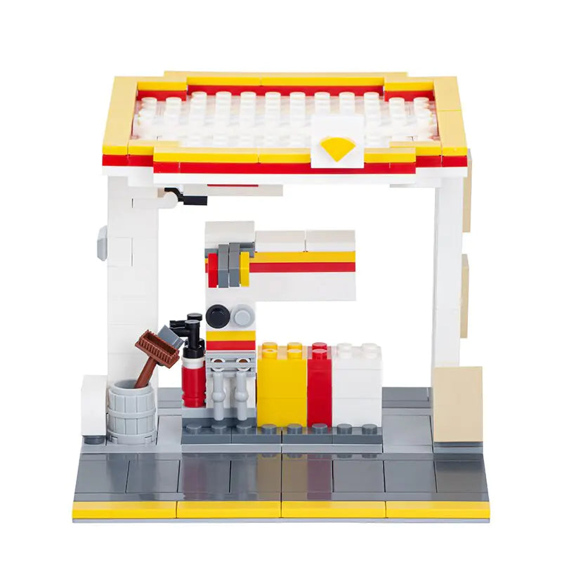 Gas Station Building Block Figure