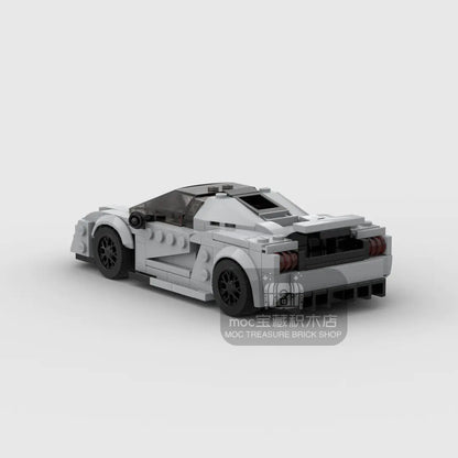 Koenigsegg CC850 Racer Sports Car Building Block Figure