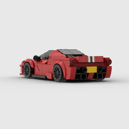 Ferrari 488 pista Racing Car Building Block Figure