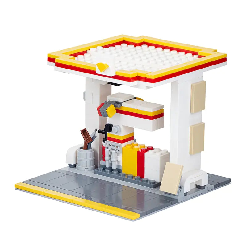 Gas Station Building Block Figure