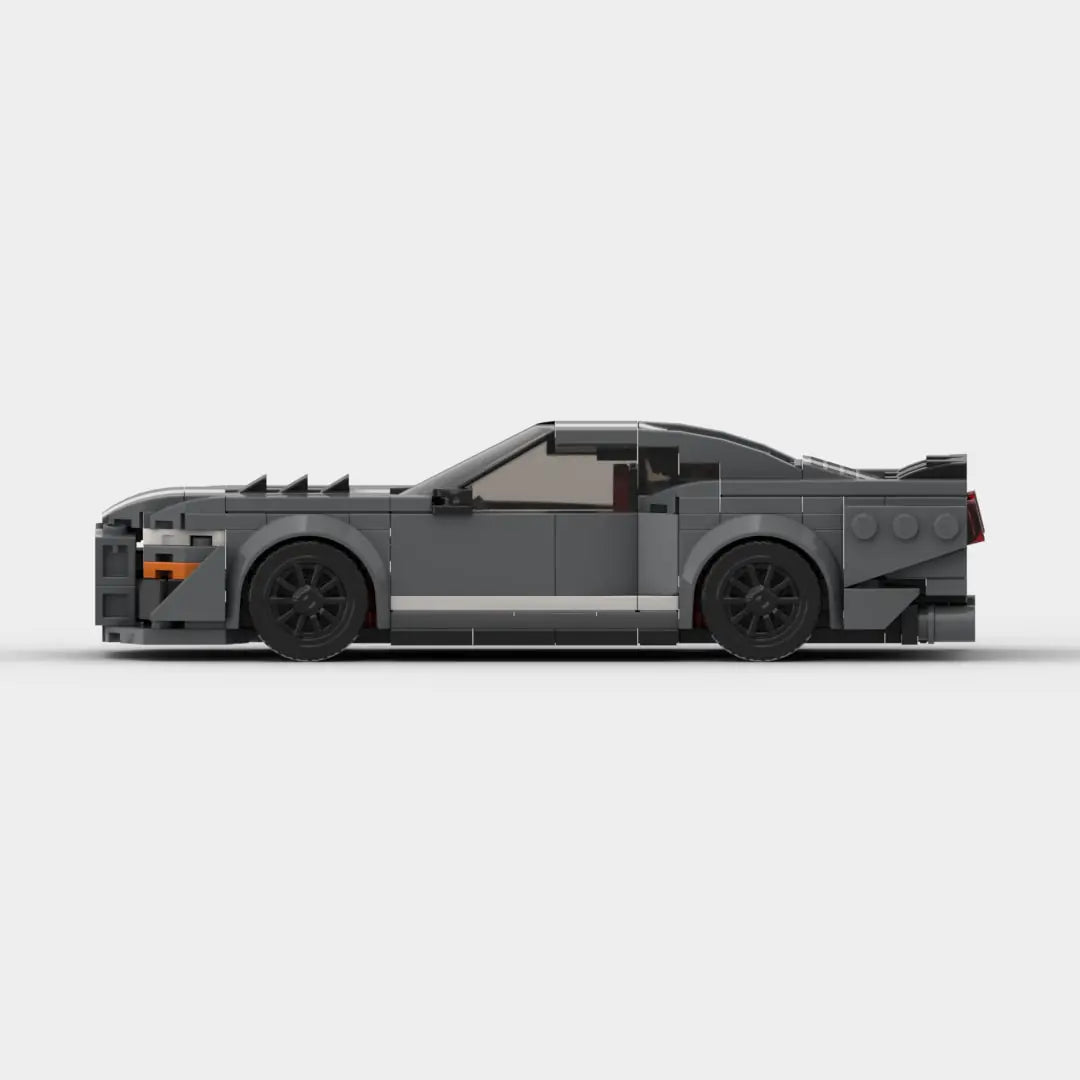 Mustang Racing Car Building Block Figurine