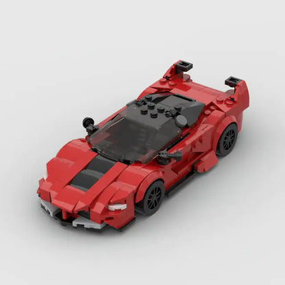 Ferrari Racing Car Building Blocks Figure