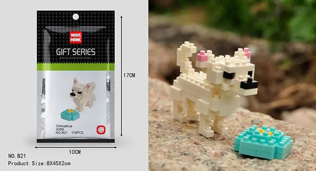 Mini 3D Animal Building Block Figures