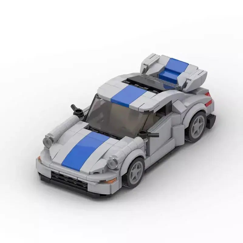 Porschee 911 Racing Sports Car Building Block Figure