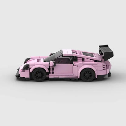 Speed Champions Pink Porsche Racing Car Building Blocks