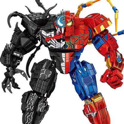 Mech Armor Spider-Venom Building Block Figures