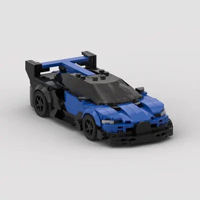 Bugatti Bolide Vision GT Racing Car Building Block Figures