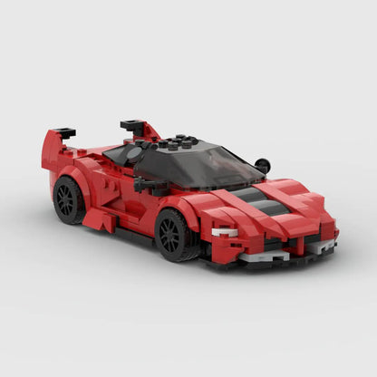 Ferrari Racing Car Building Blocks Figure