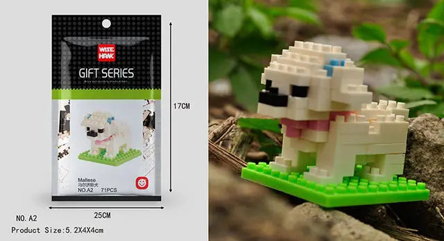 Mini 3D Animal Building Block Figures