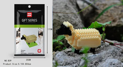 Mini 3D Animal Building Block Figures