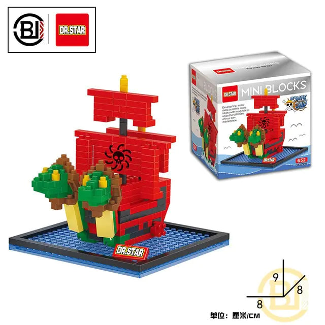 Pirate Ship Building Block Figures