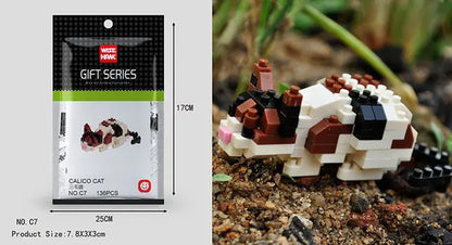 Mini 3D Animal Building Block Figures