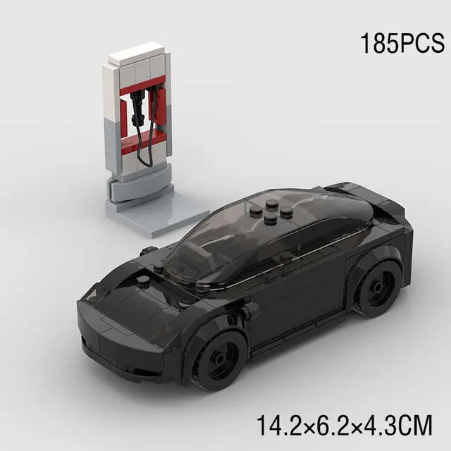 EV Tesla Cars Building Block Figures