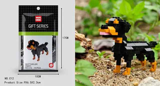 Mini 3D Animal Building Block Figures