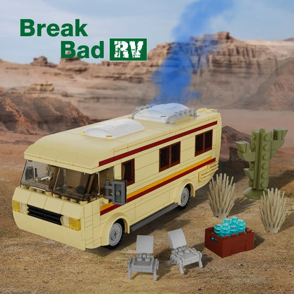 Breaking Bad Cooking Lab RV Car Building Block Figures