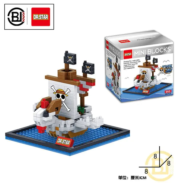 Pirate Ship Building Block Figures