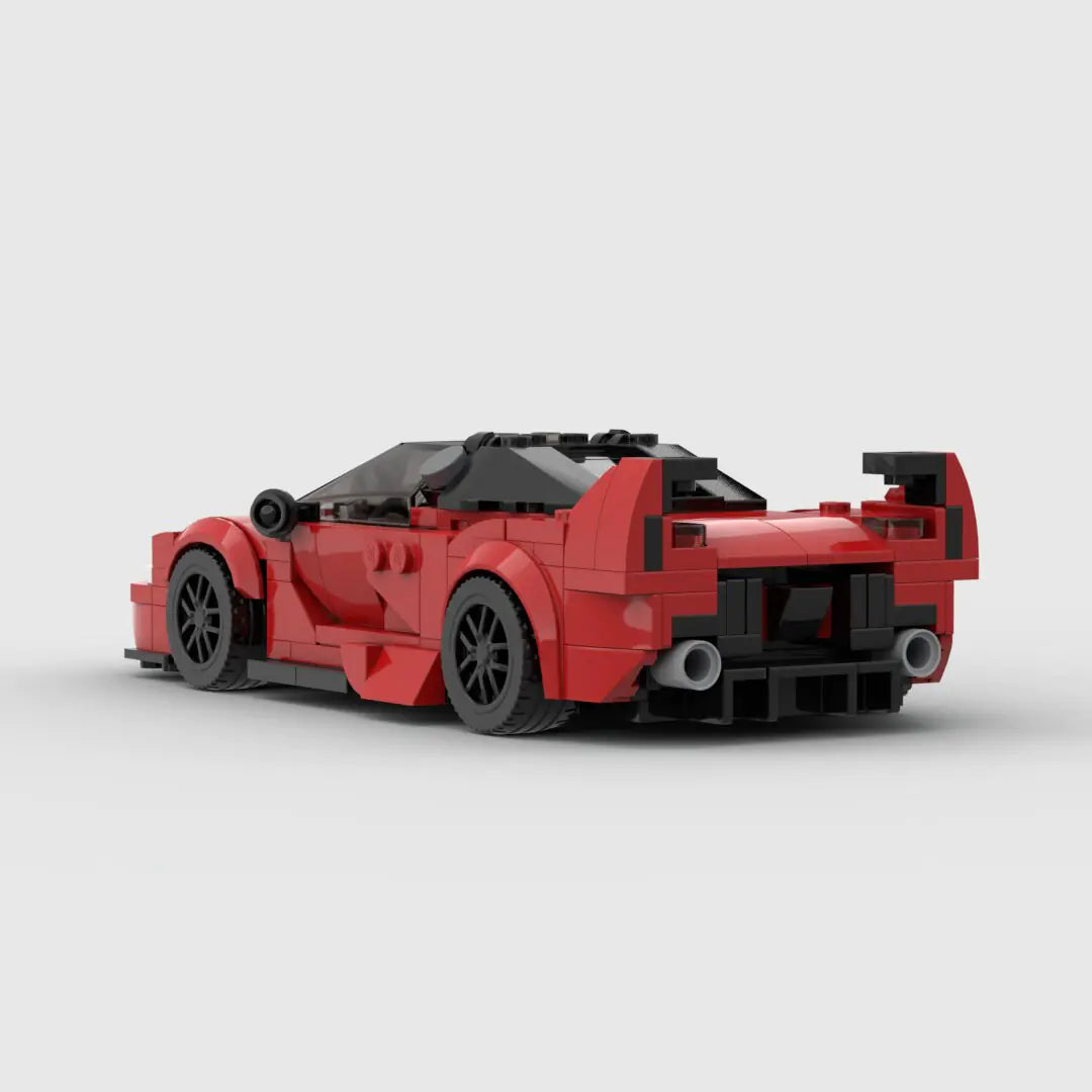 Ferrari Racing Car Building Blocks Figure