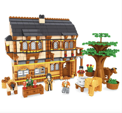 Medieval Farm Building Block Figures