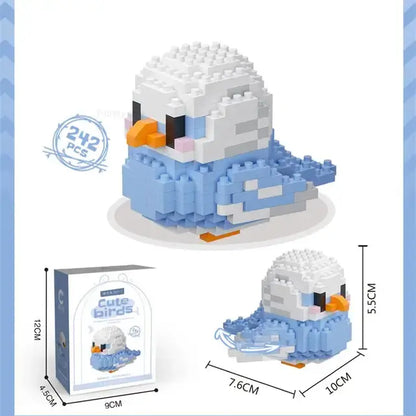 Kawaii Cute Birds Building Block Figures