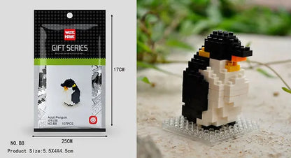 Mini 3D Animal Building Block Figures