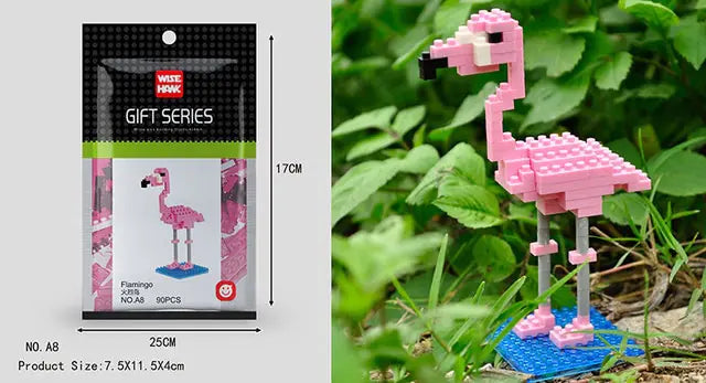 Mini 3D Animal Building Block Figures