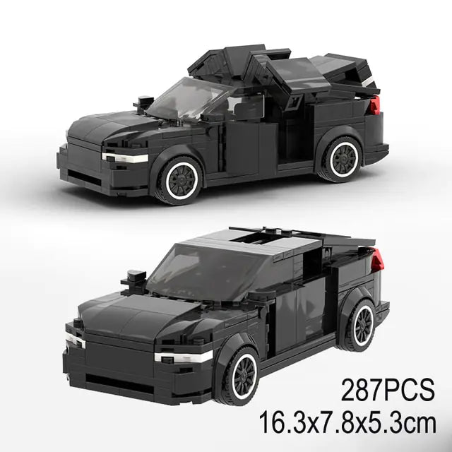 EV Tesla Cars Building Block Figures