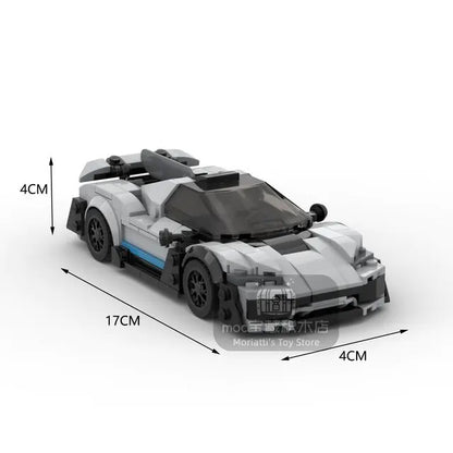 Benz One Racing Sports Car Building Block Figure