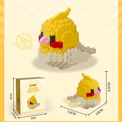 Kawaii Cute Birds Building Block Figures