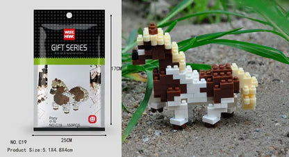 Mini 3D Animal Building Block Figures