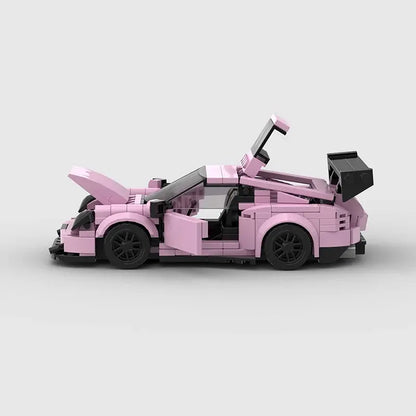 Speed Champions Pink Porsche Racing Car Building Blocks