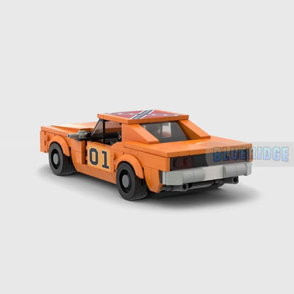 Duke of Hazard Dodge Charger Building Block Figures