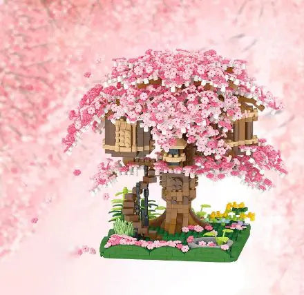 Cherry Tree House and More Building Block Figure