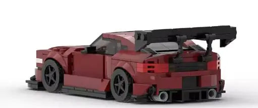 Mazda RX Racing Car Building Block Figure