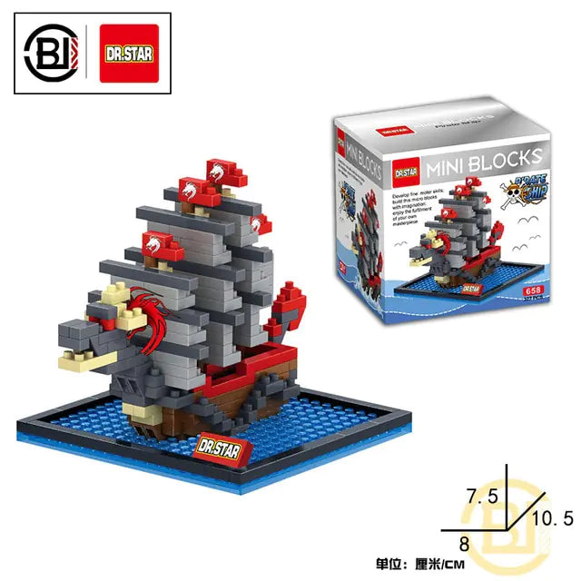 Pirate Ship Building Block Figures