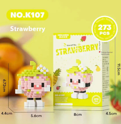 Fruit Building Block Figures