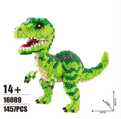 Dinosaur Building Block Figures