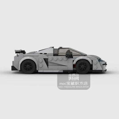 Koenigsegg CC850 Racer Sports Car Building Block Figure