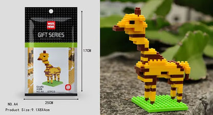 Mini 3D Animal Building Block Figures