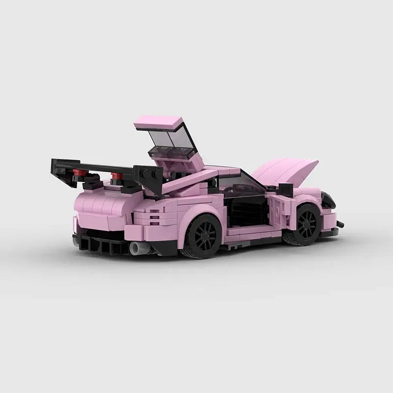 Speed Champions Pink Porsche Racing Car Building Blocks