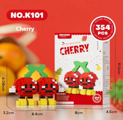 Fruit Building Block Figures