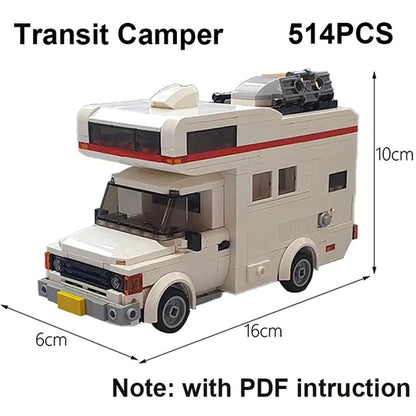 Ford Set Pickup Truck Building Blocks Figures