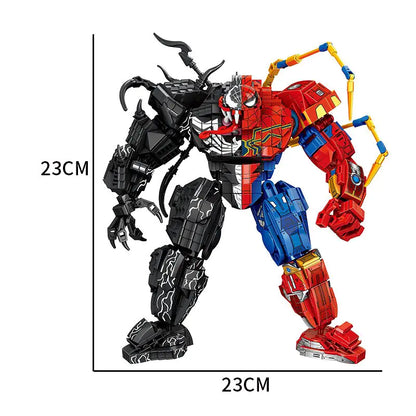 Mech Armor Spider-Venom Building Block Figures