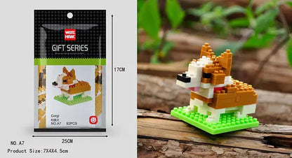 Mini 3D Animal Building Block Figures