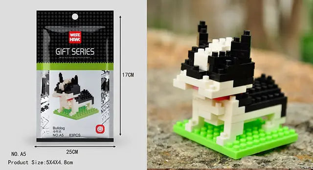 Mini 3D Animal Building Block Figures