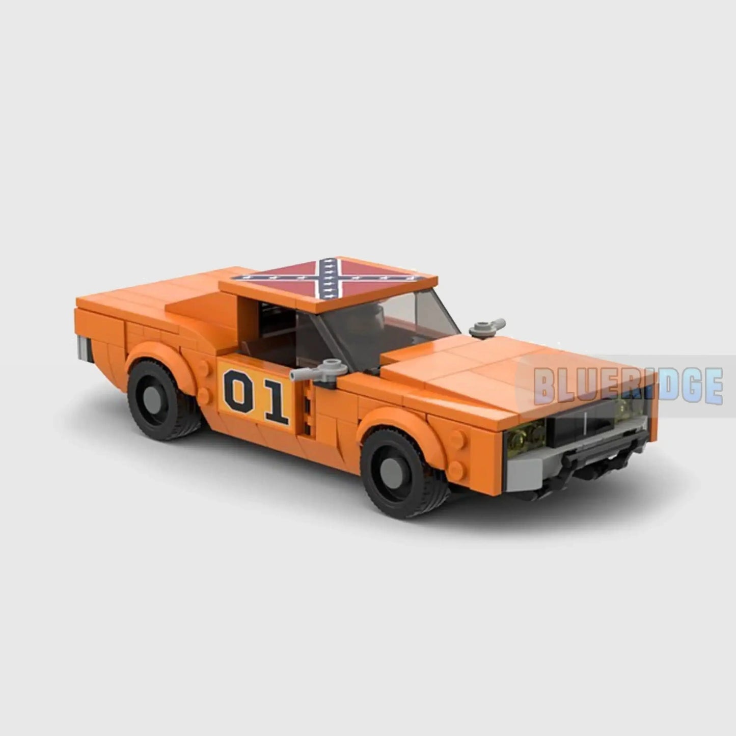 Duke of Hazard Dodge Charger Building Block Figures